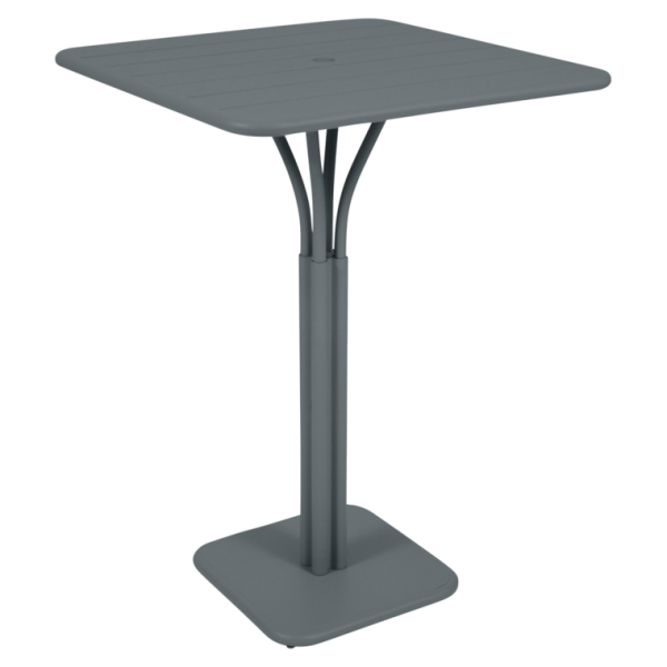 luxembourg hoge vierkante tafel 80cm - storm grey-0