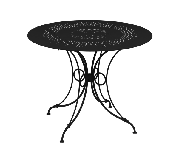 1900 tafel rond 96cm - liquorice-0