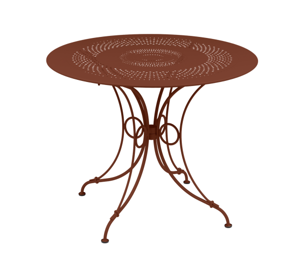 1900 tafel rond 96 cm Fermob Red Ochre-0