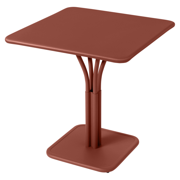 luxembourg vierkante tafel 71cm Red Ochre-0